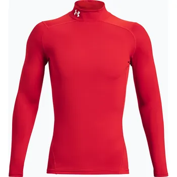 Pánské tričko Pánské tréninkové tričko Longsleeve Under Armour Comp Mock UA Armour red/white