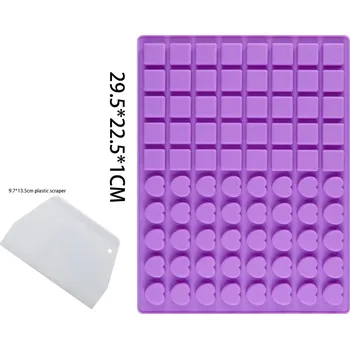 Nádoba na pečení Silikonová forma na psí sušenky, různé motivy | forma, formička - čtverec a srdce