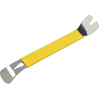 Nerezová montážní páka na auto panely | nářadí, páčidlo - Žluť