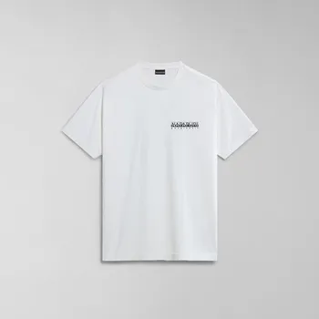 Pánské tričko Pánské Tričko s krátkým rukávem NAPAPIJRI S-MARTRE NP0A4HQBN1A1 – Bílá S