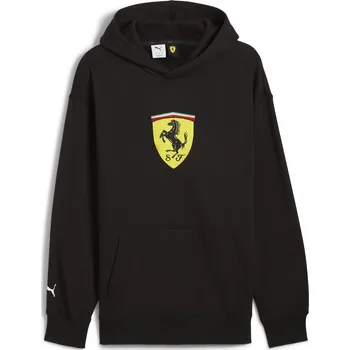 Pánská mikina Pánská Mikina PUMA FERRARI RACE BIG SHIELD HOODIE 63019201 – Černá M
