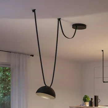 Lampička Paulmann ULine Startovací sada Bol, černá, délka pásu 5 m - Stínidlo na lampu - Ø 30 cm, výška 16 cm černý 1 x 14 W LED - Doprava zdarma