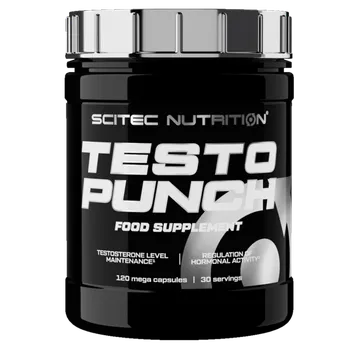 Fitness strava Scitec Testo Punch - 120 kapslí