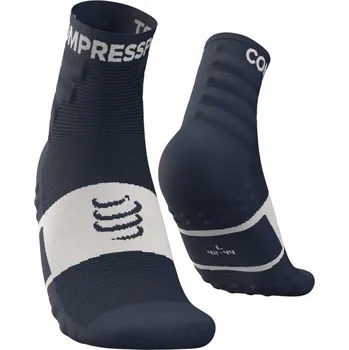 Pánské oblečení Sportovní ponožky Compressport TRAINING SOCKS 2-PACK T2 Tmavě modrá, Šedá