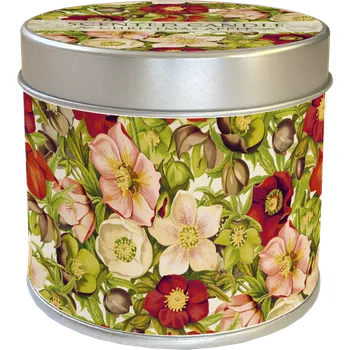Svíčka Vonná svíčka v plechové dóze Christmas Roses