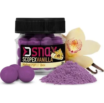 Boilies Delphin Pop Up Nástraha D Snax Pop Scopex Vanilka 20 g 12mm