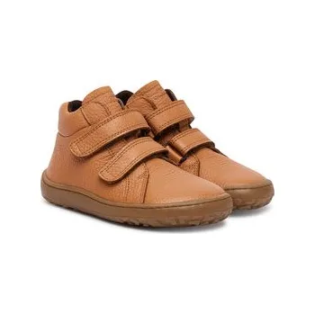 Dámská zimní obuv Froddo Kotníková obuv Barefoot Winter Furry G3110263-2 M Hnědá 28