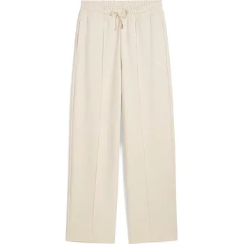 Dámské kalhoty Dámské Kalhoty PUMA WARDROBE ESS STRAIGHT PINTUCK PANTS DK OP 62977487 – Béžová M