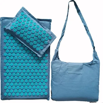 Akupresurní podložka Akupresurní masážní podložka s polštářem | podložka polštář - 3dílná zelená zelená sada