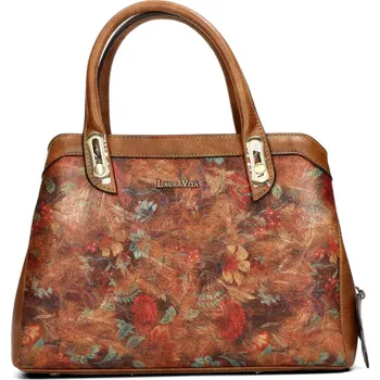 Kabelka Laura Vita dámská elegantní kabelka - hnědá