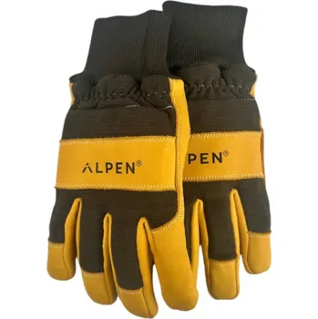 Pracovní rukavice ALPEN Protiřezné kožené rukavice ALPEN Tambo 960 pro práci s řetězovou pilou XXL