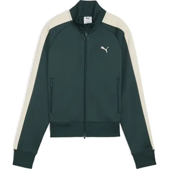 Dámská mikina Dámská Mikina PUMA T7 ALWAYS ON SHORT TRACK JACKET 62979675 – Zelená XS