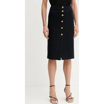 Dámská sukně Sukně Luisa Spagnoli tmavomodrá barva, midi, 542280 59X, vel. 40