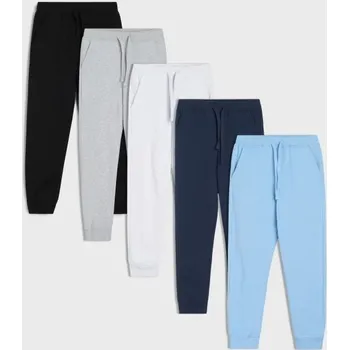 Chlapecké kalhoty Sinsay - Kalhoty 5 pack - šedá - 755EY-85M - 755EY-85M-98