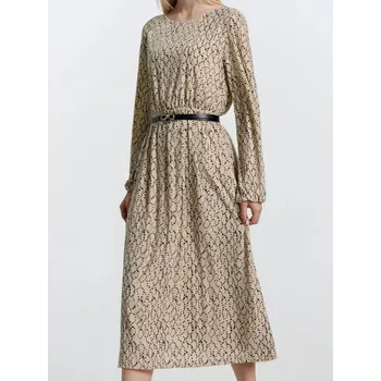 Dámské šaty Sinsay - Šaty s ozdobným páskem - vícebarevná - 613FI-MLC - 613FI-MLC-XXL