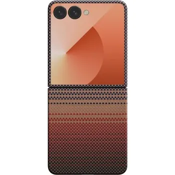 Pouzdro na mobilní telefon Pitaka Ultra-Slim Case kryt Samsung Galaxy Z Flip7 Sunset