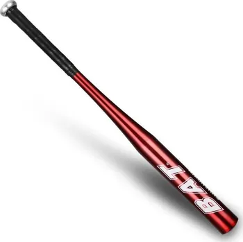 Baseballová pálka hliníková barevná | pálka sportovní, tréninková - 25 palců červená