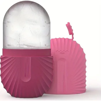 Masáž Ice roller gua sha masáž obličeje | váleček, masážní kámen - 1ks ledový válec-růže