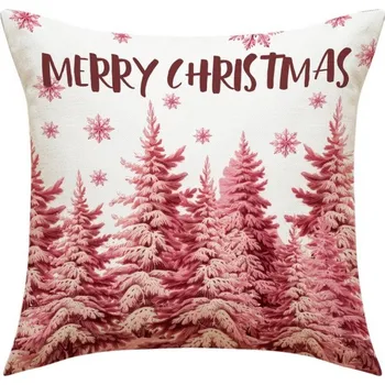 Povlečení Carla Povlak na polštář Pingat bílo-růžová 50 cm x 50 cm