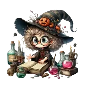 Nažehlovací obrázek - čarodějka III (dva rozměry), Velikost: Malý