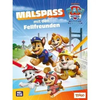 První čtění PAW Patrol Kindergartenheft: Malspaß mit den Fellfreunden