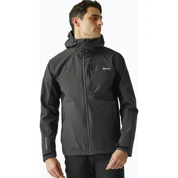 Pánská softshellová bunda Pánská softshellová bunda REGATTA Birchdale II ash/black