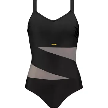 Dámské plavky Dámské jednodílné plavky 926V 19 Fashion15 - SELF černá 4XL