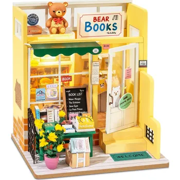 ostatní stavebnice RoboTime miniatura domečku Medvědí knihkupectví