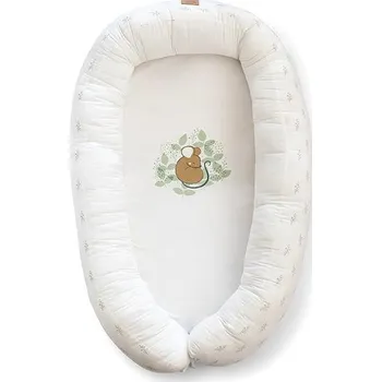 Hnízdečko pro miminko Bonjourbébé Bavlněné hnízdečko XL Spring Cottage