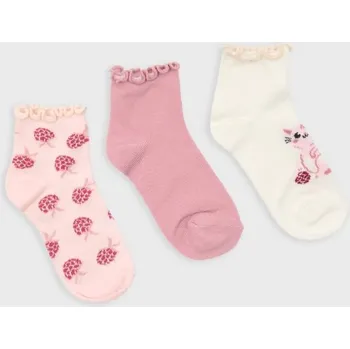 Dívčí oblečení Sinsay - Ponožky 3 kusy - vícebarevná - 320FY-MLC - 320FY-MLC-R31