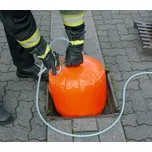 Ucpávka kanálu k plnění stlačeným vzduchem, průměr 80 cm