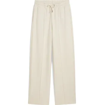 Dámské Kalhoty PUMA WARDROBE ESS STRAIGHT PINTUCK PANTS DK OP 62977487 – Béžová L