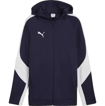 Pánská bunda Puma TEAMEVOSTRIPE HOODED JACKET XS Tmavě modrá, Bílá