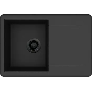 Granitový dřez Granitový dřez Helika ESTA SQE101 černá edice