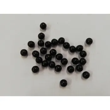 Korálek Korálky - kulička 6mm - černá - 30ks