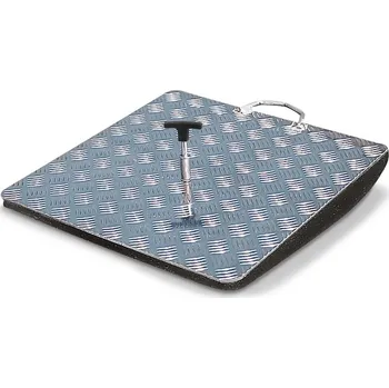 parkovací zábrana Těsnící kanálový kryt z hliníkového plechu, 625 x 400 mm