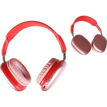 Sluchátka Bezdrátová sluchátka P9 červená