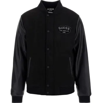 Pánská Městská GUESS MODERN VARSITY JACKET M3YL12WFHO0-JBLK – Černá L