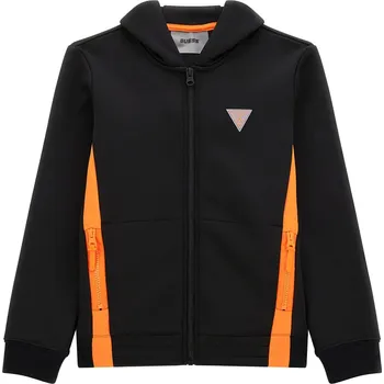 Chlapecká mikina Dětská Mikina GUESS HOODED ACTIVE TOP WITH ZIP L4RQ08KB212-JBLK – Černá 12