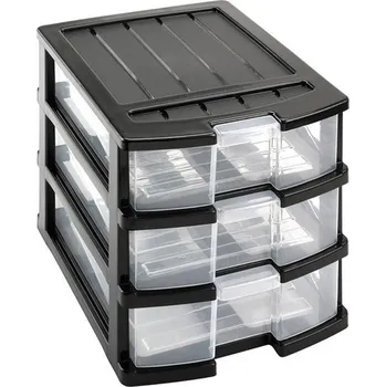 regál Heidrun Regál 3 zásuvky 34 x 25 x 23,5 cm mix barev