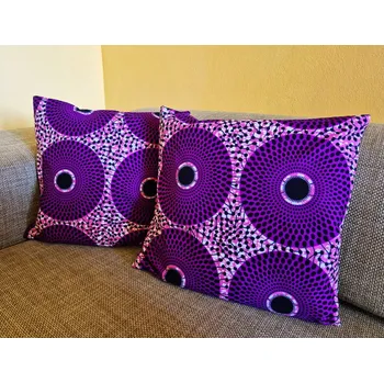 Povlak na dekorativní polštářek Povlak na polštářek fialové mandaly
