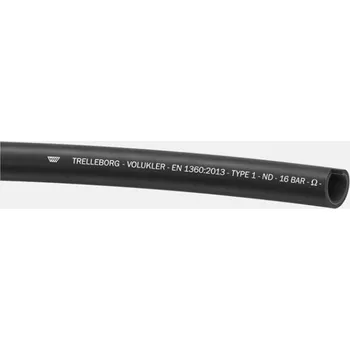 Zahradní hadice TRELLEBORG 16/25 PETROTEC VOLUKLER EN 1360 - tankovací hadice pro benzíny a bionaftu k výdejním stojanům