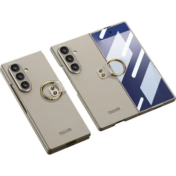 Pouzdro na mobilní telefon GKK 119652 GKK HOOK Kryt s držákem Samsung Galaxy Z Fold7 5G TITANIUM GREY