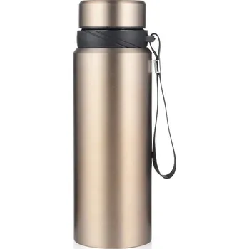 Termoska Nerezová termoska 1l na vodu čaj kávu | termoska, láhev - zlatý