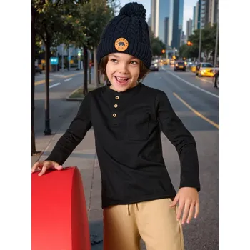 Chlapecké tričko Sinsay - Tričko s dlouhými rukávy - černá - 902CG-99X - 902CG-99X-104-2