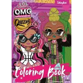 Set školních potřeb Kolorowanka z naklejkami LOL OMG Queens 2
