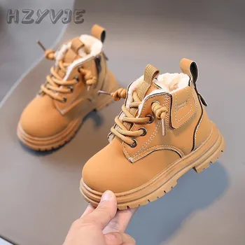 Chlapecká zimní obuv Dětské zimní boty – zateplené kozačky se zipem Velikost: 26, Barva (Varianta): Khaki