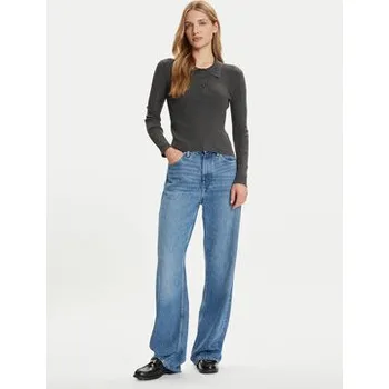 Dámský svetr Vero Moda Svetr Siljerib 10336674 Šedá Slim Fit XS