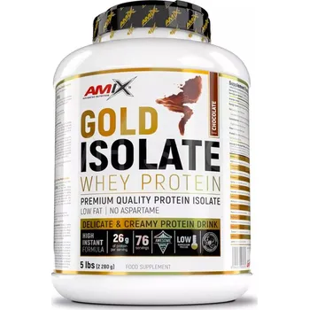 Protein Gold Whey Protein Isolate 2280g, Příchuť Přírodní čokoláda