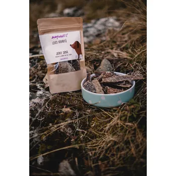 Pamlsek pro psa Srnčí jerky Hmotnost: 100 g